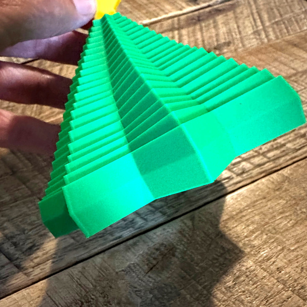 Christmas Spiral Fidget Spinner - 3D printed by The Brave Barn
