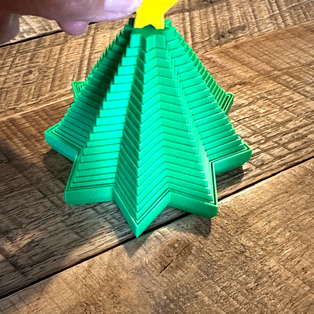 Christmas Spiral Fidget Spinner - 3D printed by The Brave Barn