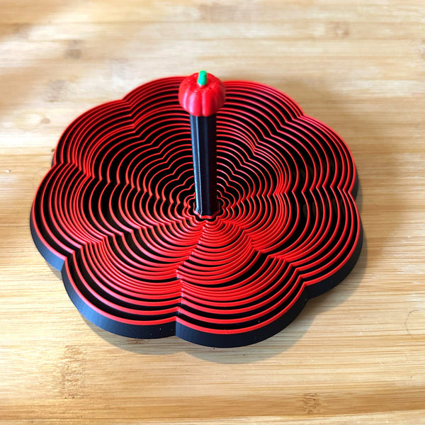 Halloween Spiral Fidget Spinner - 3D printed by The Brave Barn