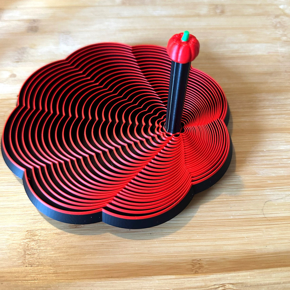 Halloween Spiral Fidget Spinner - 3D printed by The Brave Barn