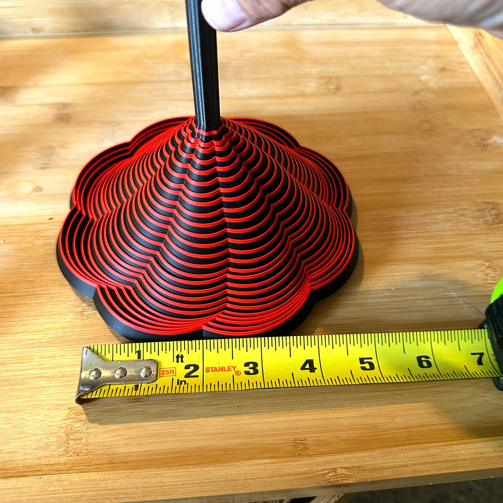 Halloween Spiral Fidget Spinner - 3D printed by The Brave Barn