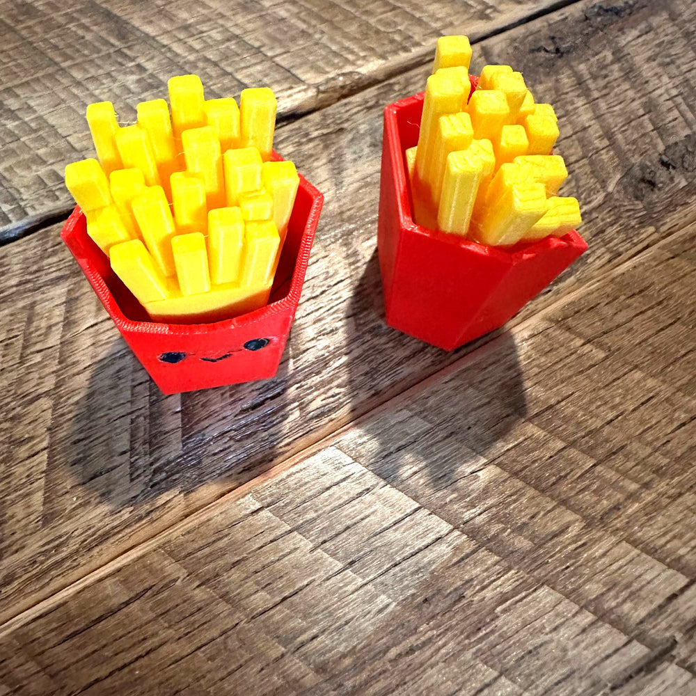 French Fry Clicker - 3D printed by The Brave Barn
